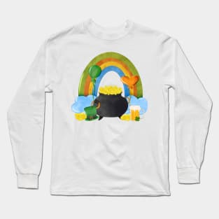 St Patricks day design Long Sleeve T-Shirt